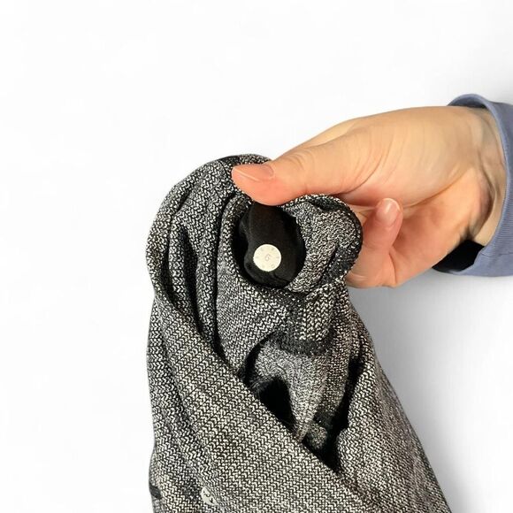 Lululemon Wunder Under High Rise Gray Black Leggings Size 6 - Picture 5 of 5